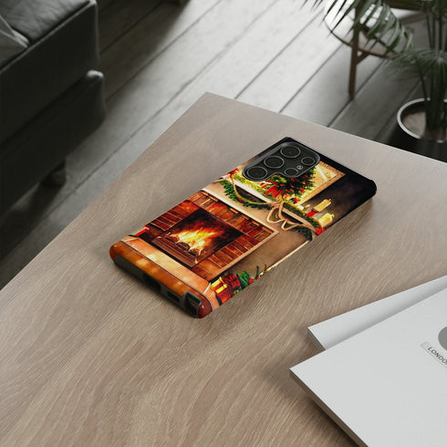 Warm Chirstmas Hearth - Impact Resistant Phone Case